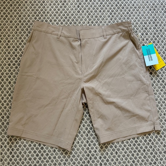 NEW Fair Harbor The Midway Short Size 34 Khaki Men’s Shorts Casual Tan Chino - Picture 2 of 7